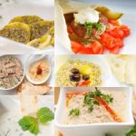 Middle East Food Collage Stock Photo