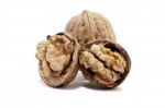 Bunch Of Walnuts Stock Photo