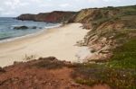 Beautiful Coastline Of Sagres Stock Photo