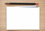 Chinese Writing Brush With White Paper Stock Photo