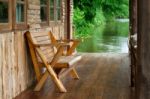 Wooden Chair Stock Photo