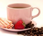 Coffee And Beans Means Beverage Aromatic And Delicious Stock Photo