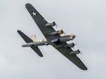 Memphis Belle Boeing B 17 Sally B Bomber Flying Over Biggin Hill Stock Photo