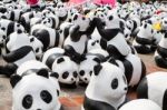 Chiang Mai, Thailand - March 19, 2016  : 1600 Pandas World Tour In Thailand By Wwf At Tha-pae Gate Stock Photo