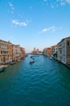 Venice Italy Grand Canal View Stock Photo