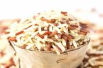 Brown Rice Stock Photo