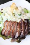 Salad With Smoked Duck Stock Photo