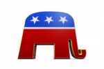 Isolated Republican Party Symbol  Stock Photo