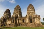 Wat Phra Prang Sam Yot Stock Photo