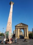 Place De La Victoire In Bordeaux Stock Photo