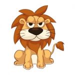 Cartoon Of Lion Stock Photo