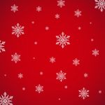 Snowflake Red Background  Illustration Stock Photo