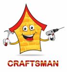 House Craftsmen Means Home Handyman And Builder Stock Photo