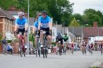 Cyclists Participating In The Velethon Cycling Event In Cardiff Stock Photo