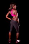 Young Fit African Woman Stock Photo