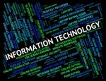 Information Technology Means Computer Computing And Www Stock Photo