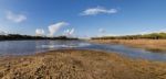 Low Tide Marshland Stock Photo