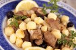 Cooked Meat With Potatoes Stock Photo