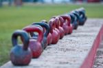 Kettlebell For Weight Training Stock Photo