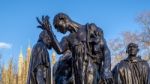 The Burghers Of Calais Statue In Victoria Tower Gardens Stock Photo