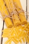 Bunch Of Italian Pasta Type Stock Photo