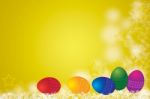 Easter Background Stock Photo