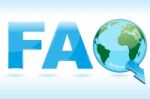 Faq Icon Stock Photo