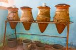 Traditional Water Containers, Egypt Stock Photo