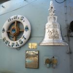 Hms Belfast Ship's Bell Stock Photo