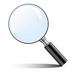 Magnifying Glass Stock Photo