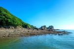 Beautiful Seascape And Blue Sky Stock Photo