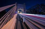 Walter Taylor Bridge In Brisbane Stock Photo