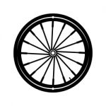 Bicycle Wheel  Illustration Stock Photo