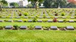 Kanchanaburi War Cemetery (don Rak) Stock Photo