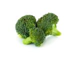 Fresh Broccoli Isolated On The White Background Stock Photo