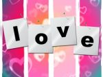 Love Heart Represents Valentine Day And Boyfriend Stock Photo