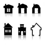 Property Icons Stock Photo