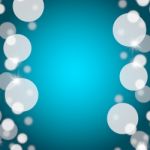 Blue Bokeh Background Stock Photo