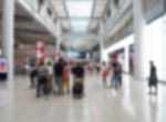 Traveler At Airport Stock Photo