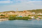 Castillo San Felipe De Barajas An Iconic Fortress In Cartagena, Stock Photo