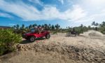 Jericoacoara, Ceara State, Brazil - July 2016: Buggy And Moto Wi Stock Photo