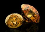 Yellow Sapphire Stock Photo