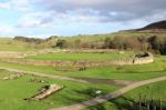 Vindolanda Roman Excavation Stock Photo