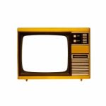 Old Frame Television Stock Photo