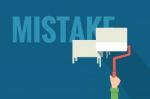 Mistake Delete Stock Photo