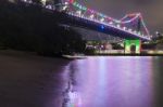 Story Bridge In Brisbane Stock Photo