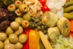 Background Of Healthy And Varied Vegetable Pickles Stock Photo