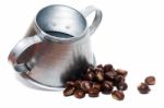 Metal Rustic Chestnut Roaster Stock Photo