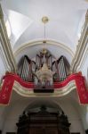 Organ In The Church Of The Encarnacion In Marbella Stock Photo