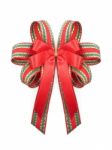 Christmas Bow Stock Photo